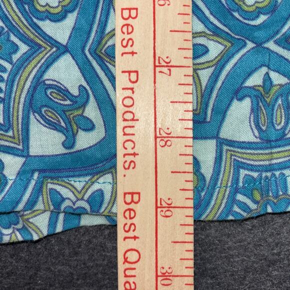 Saint Tropez West Top Women Plus Size 2X Linen Blend Embroidered Tunic Resort - Picture 7 of 9